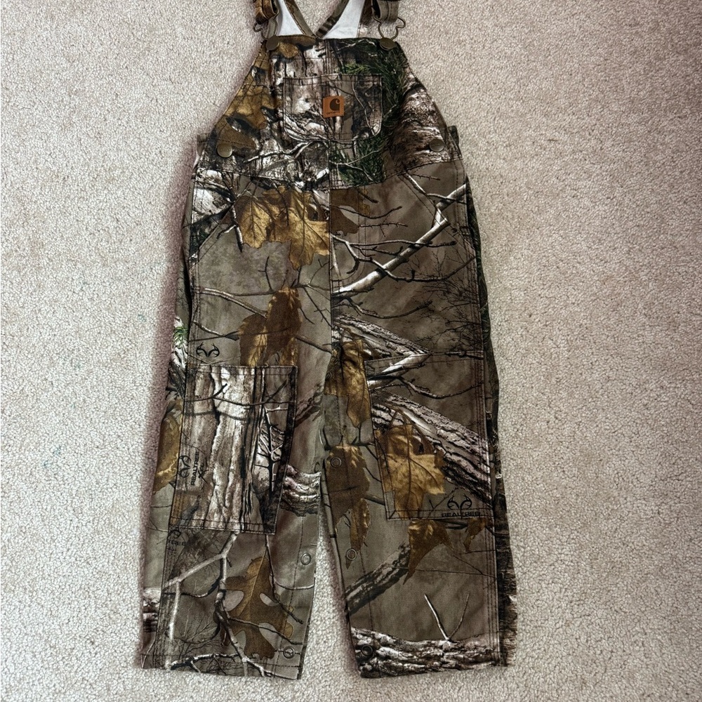 Carhartt 24 month camo bibs